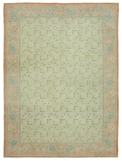 Collection of 10' 3'' x 13' 6'' Handmade Oushak Rug in a gallery layout