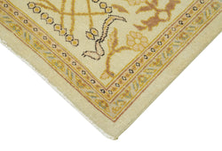 Collection of 8' 4'' x 9' 11'' Beige Handmade Oushak Rug in a gallery layout