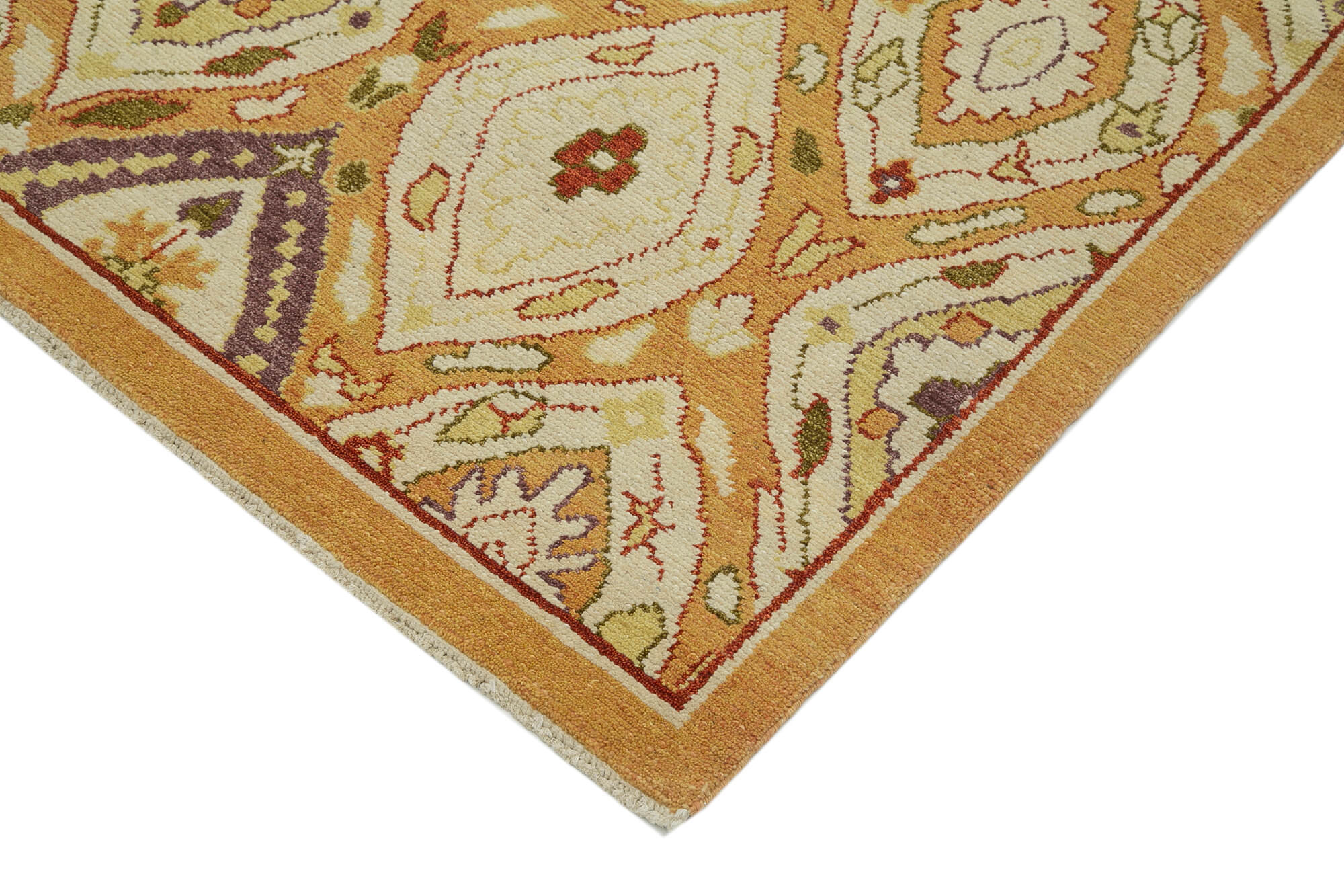 Collection of 7' 10'' x 9' 11'' Handmade Decorative Oushak Rug in a gallery layout