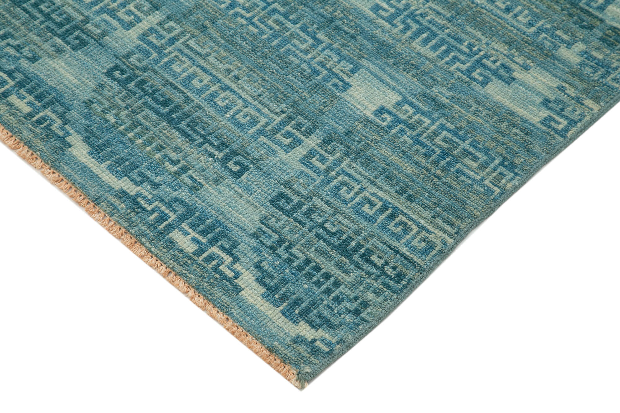 Collection of 8' 4'' x 9' 10'' Blue Oushak Rug in a gallery layout