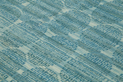 Collection of 8' 4'' x 9' 10'' Blue Oushak Rug in a gallery layout