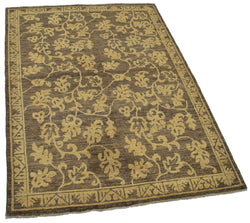 Collection of 4' 1'' x 5' 1'' Oushak Area Rug in a gallery layout