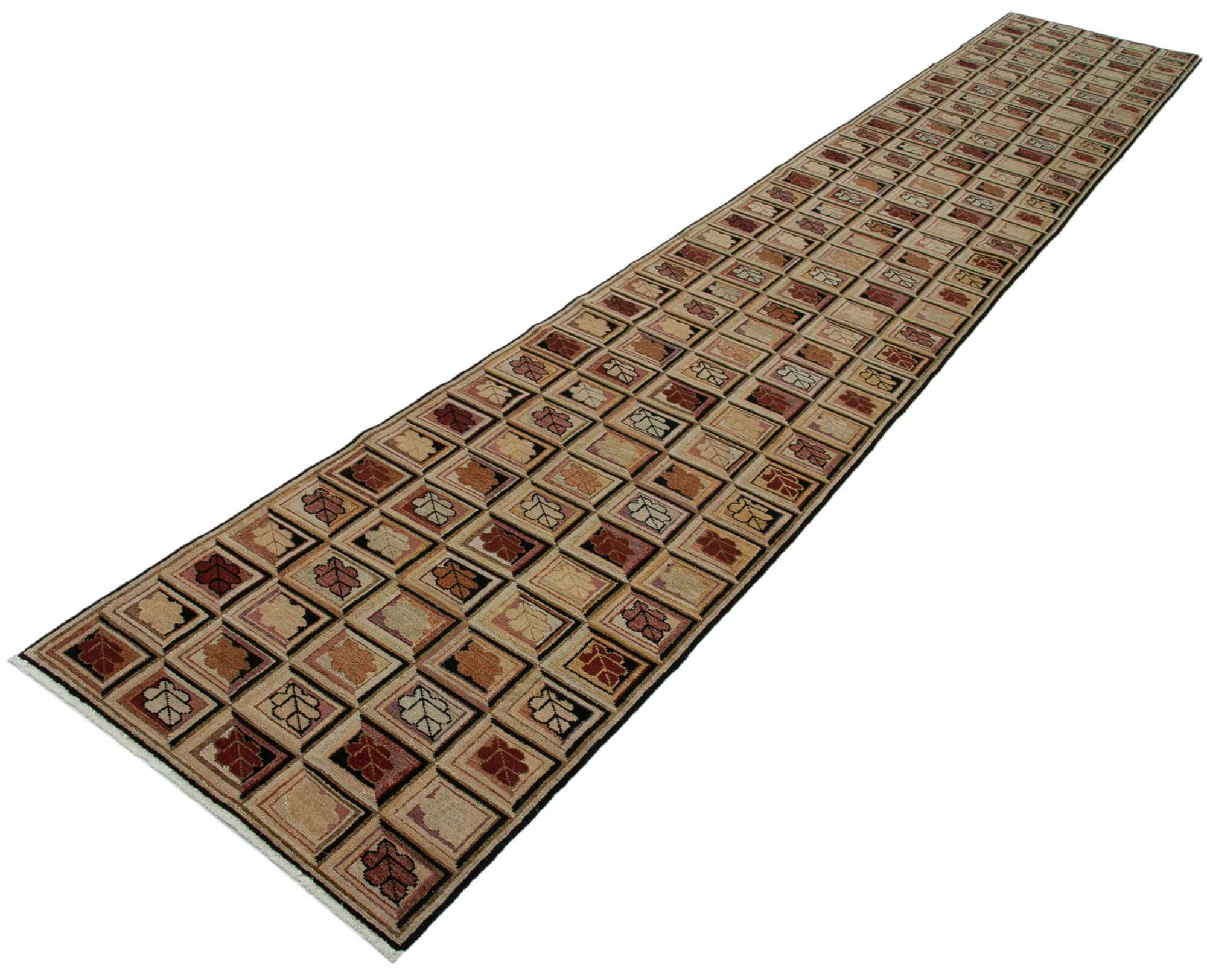 Collection of 2' 6'' x 16' Long Oushak Runner Rug in a gallery layout