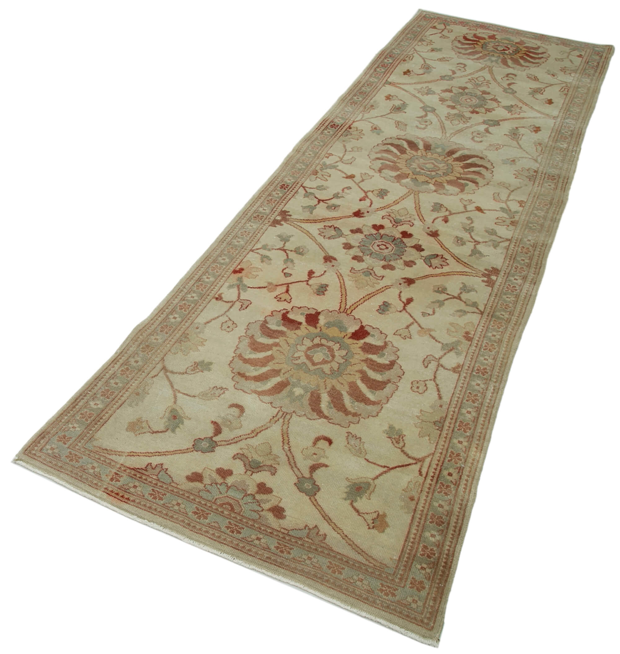 Collection of 2' 11'' x 10' 4'' Oushak Runner Rug in a gallery layout