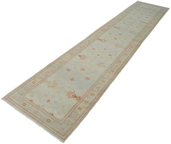 Collection of 2' 6'' x 13' 8'' Hand-Knotted Runner Rug in a gallery layout