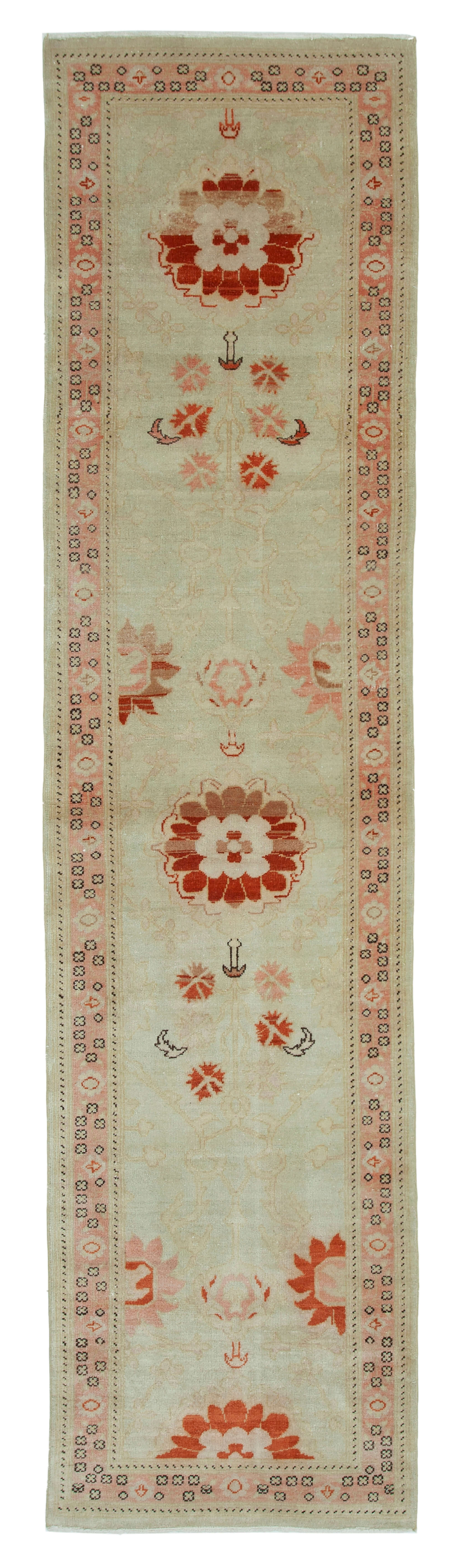 Collection of 2' 6'' x 10' 3'' Handmade Runner Rug in a gallery layout