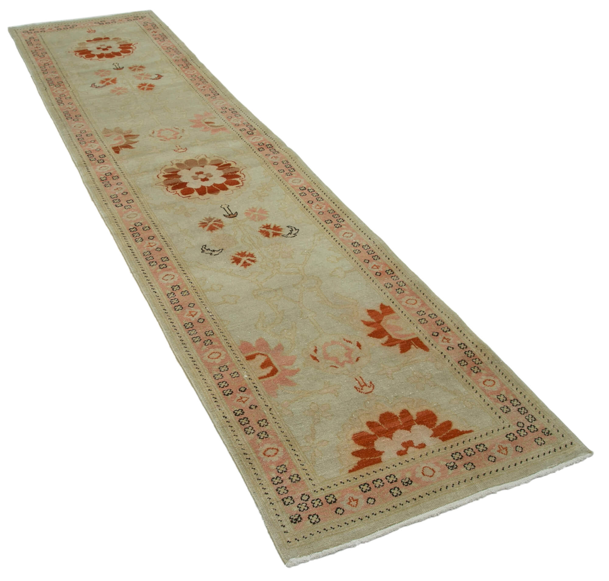 Collection of 2' 6'' x 10' 3'' Handmade Runner Rug in a gallery layout