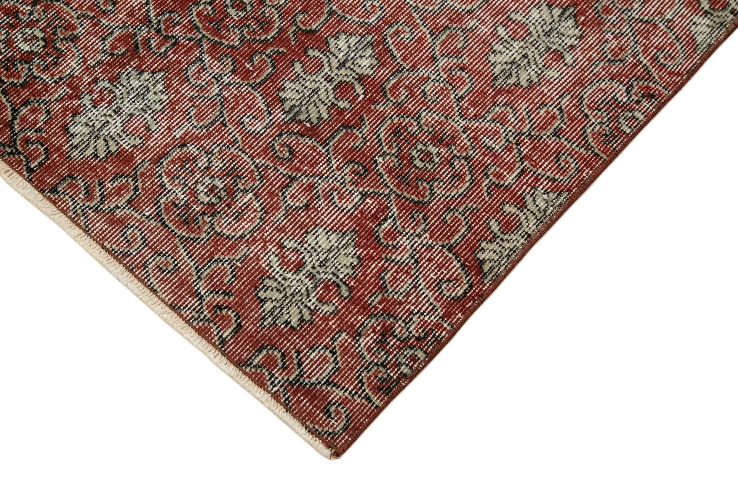 Collection of 2' 11'' x 9' 9'' Red Vintage Runner Rug in a gallery layout