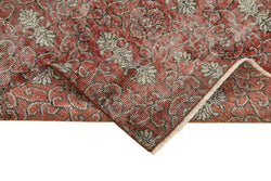 Collection of 2' 11'' x 9' 9'' Red Vintage Runner Rug in a gallery layout