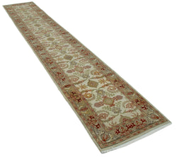 Collection of 2' 6'' x 13' 10'' Hand-Knotted Runner Rug in a gallery layout