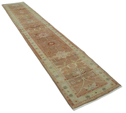 Collection of 2' 6'' x 13' 5'' Hand-Knotted Runner Rug in a gallery layout