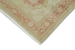 Collection of 2' 6'' x 13' 3'' Beige Oriental Oushak Rug - 34396 in a gallery layout