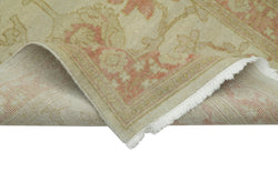 Collection of 2' 6'' x 13' 3'' Beige Oriental Oushak Rug - 34396 in a gallery layout