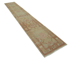 Collection of 2' 4'' x 13' 7'' Hand-Knotted Runner Rug in a gallery layout