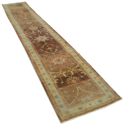 Collection of 2' 6'' x 13' 7'' Hand-Knotted Runner Rug in a gallery layout