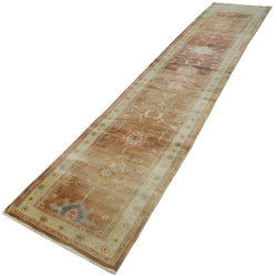 Collection of 2' 6'' x 13' 7'' Hand-Knotted Runner Rug in a gallery layout