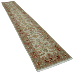 Collection of 2' 5'' x 13' 11'' Hand-Knotted Runner Rug in a gallery layout