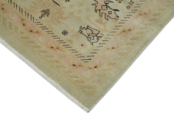 Collection of 2' 7'' x 10' 1'' Hand-Knotted Oushak Runner Rug in a gallery layout