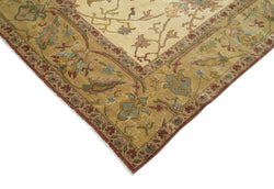 Collection of 9' 10'' x 13' 1'' Beige Oriental Oushak Rug - 35866 in a gallery layout