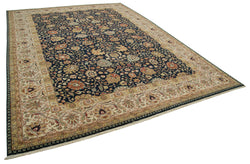 Collection of 10' 2'' x 13' 11'' Handmade Oushak Rug in a gallery layout