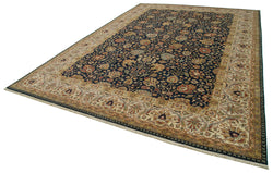 Collection of 10' 2'' x 13' 11'' Handmade Oushak Rug in a gallery layout