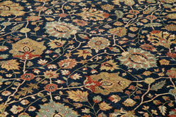 Collection of 10' 2'' x 13' 11'' Handmade Oushak Rug in a gallery layout