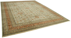 Collection of 11' 11'' x 14' 9'' Beige Oriental Oushak Rug in a gallery layout