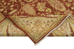 Collection of 12' x 14' 7'' Red Oriental Oushak Rug in a gallery layout