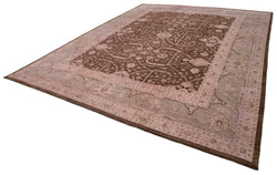 Collection of 11' 11'' x 14' 9'' Hand-Knotted Wool Oushak Rug in a gallery layout