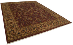 Collection of 12' 1'' x 15' 2'' Hand Knotted Oushak Rug in a gallery layout