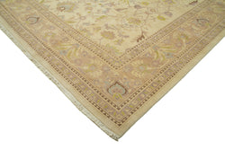 Collection of 12' x 18' 4'' Beige Handmade Oushak Rug in a gallery layout