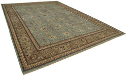 Collection of 10' 8'' x 15' 5'' Oversize Handmade Oushak Rug in a gallery layout