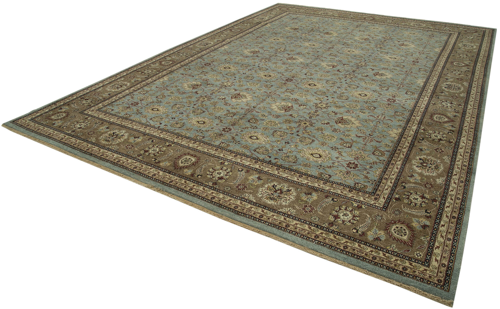 Collection of 10' 8'' x 15' 5'' Oversize Handmade Oushak Rug in a gallery layout