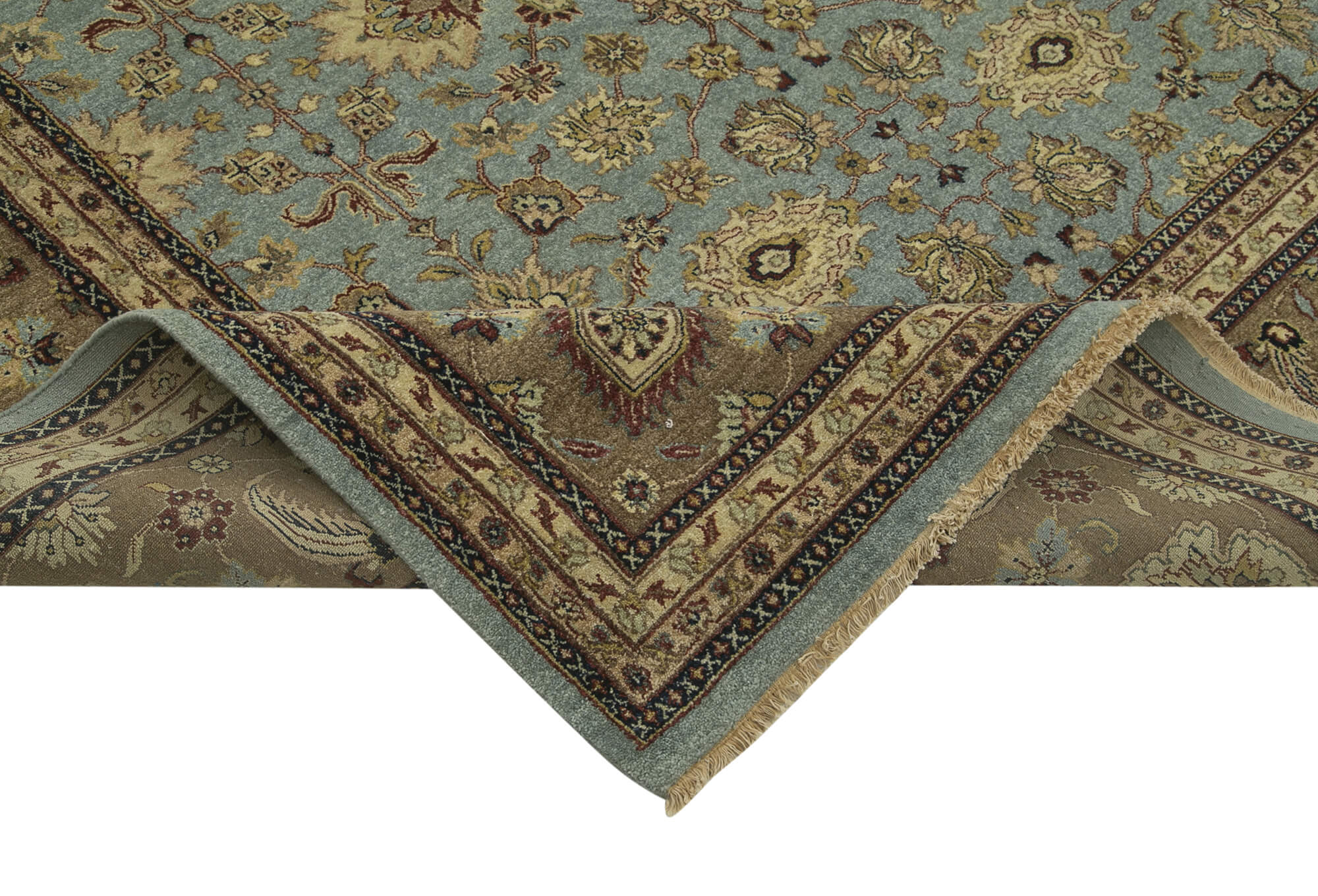 Collection of 10' 8'' x 15' 5'' Oversize Handmade Oushak Rug in a gallery layout