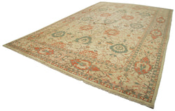 Collection of 12' x 18' Handmade Oversized Oushak Rug in a gallery layout