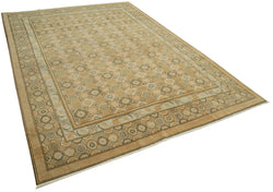 Collection of 10' x 13' 9'' Beige Oriental Oushak Rug in a gallery layout