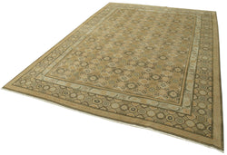 Collection of 10' x 13' 9'' Beige Oriental Oushak Rug in a gallery layout