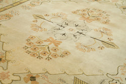 Collection of 10' x 13' 7'' Handmade Large Oushak Rug in a gallery layout