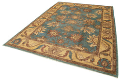 Collection of 10' 4'' x 14' 2'' Oriental Oushak Rug in a gallery layout