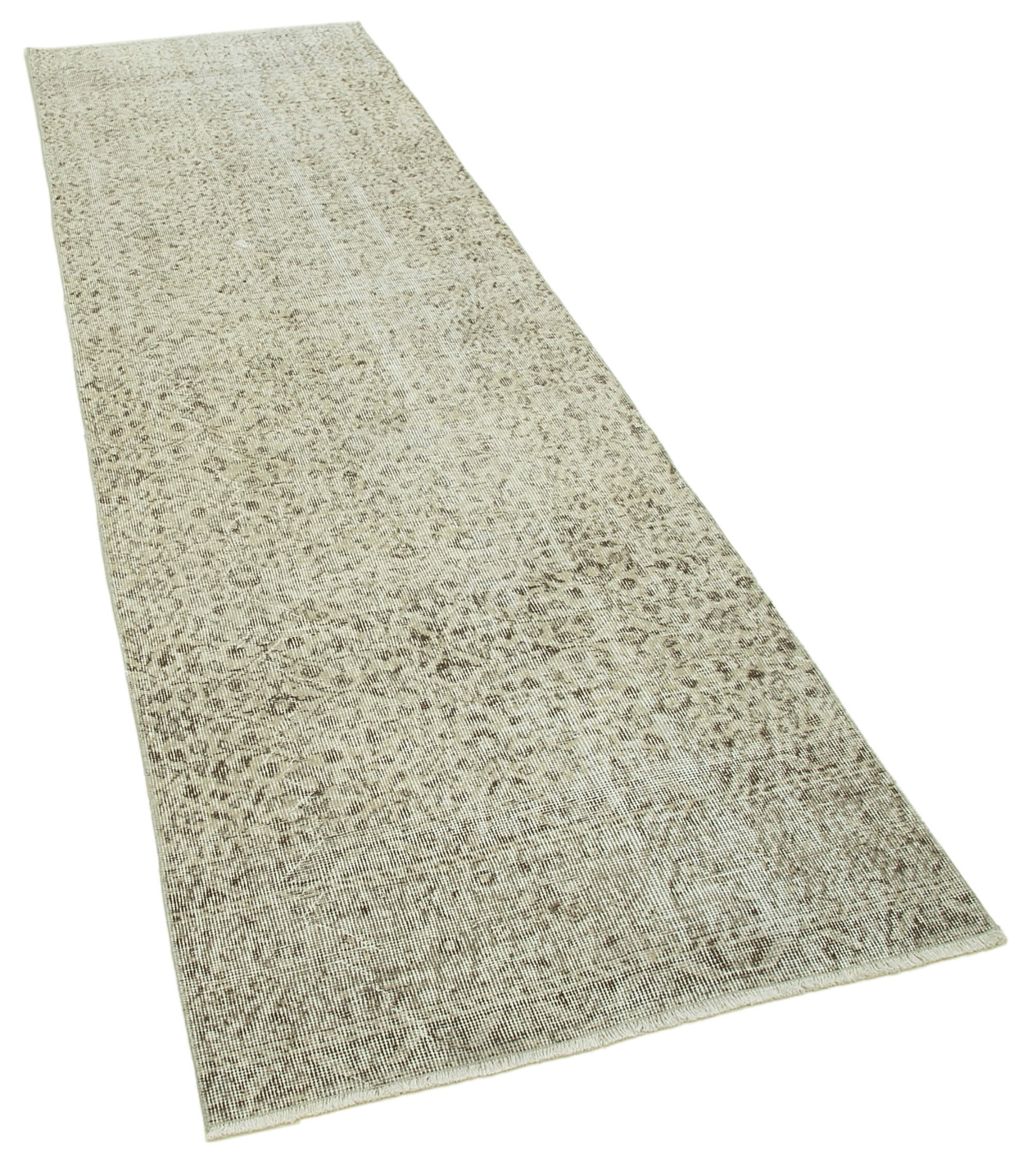 Collection of 2' 11'' x 9' 6'' Beige Vintage Runner Rug in a gallery layout