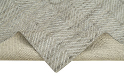 Collection of 5' 1'' x 8' 1'' Beige Color Moroccan Rug in a gallery layout