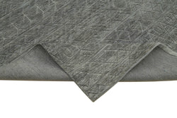 Collection of 10' 1'' x 13' 10'' Grey Color Moroccan Rug in a gallery layout