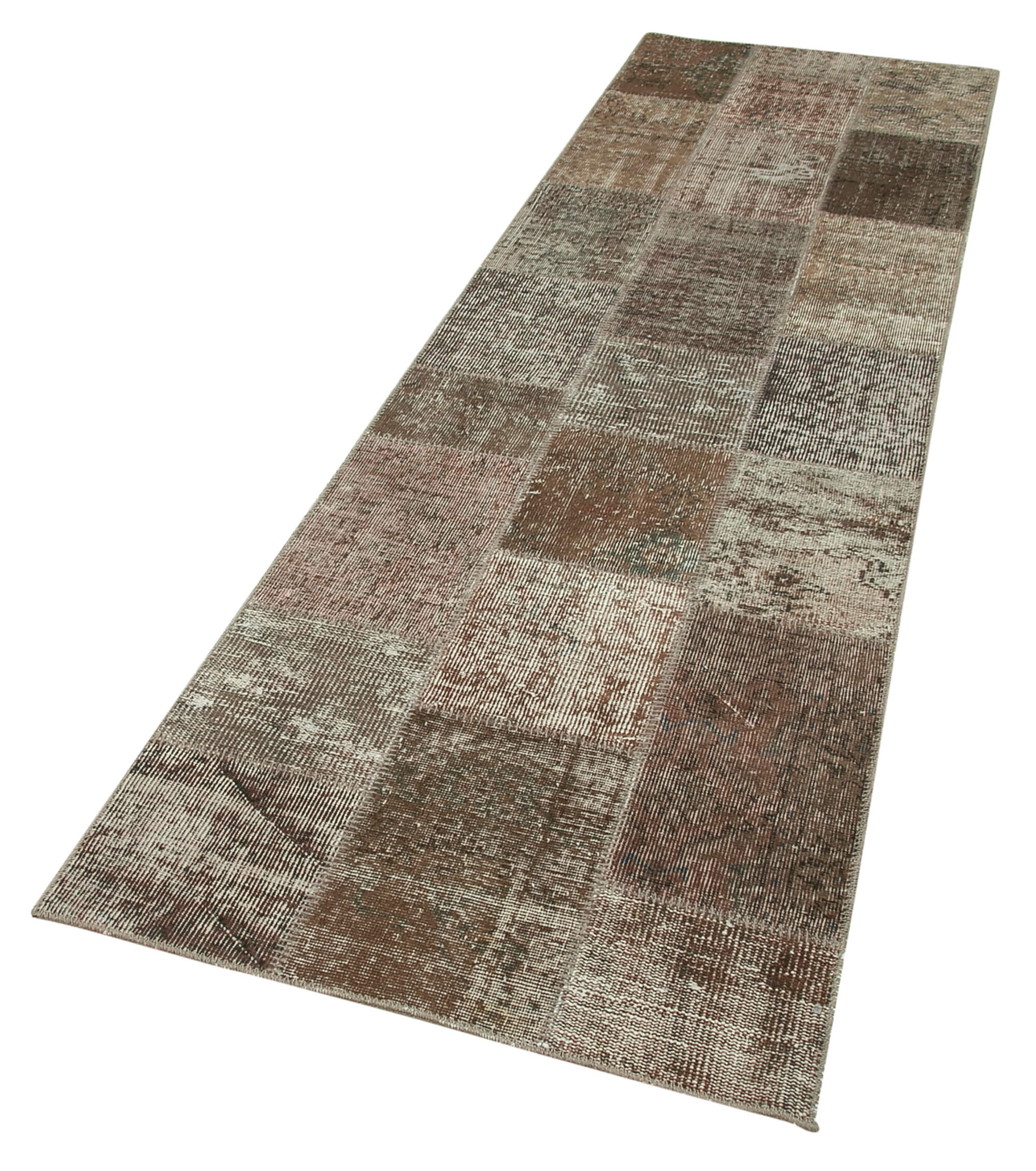 Collection of 2' 9'' x 9' 10'' Patchwork Runner Rug in a gallery layout