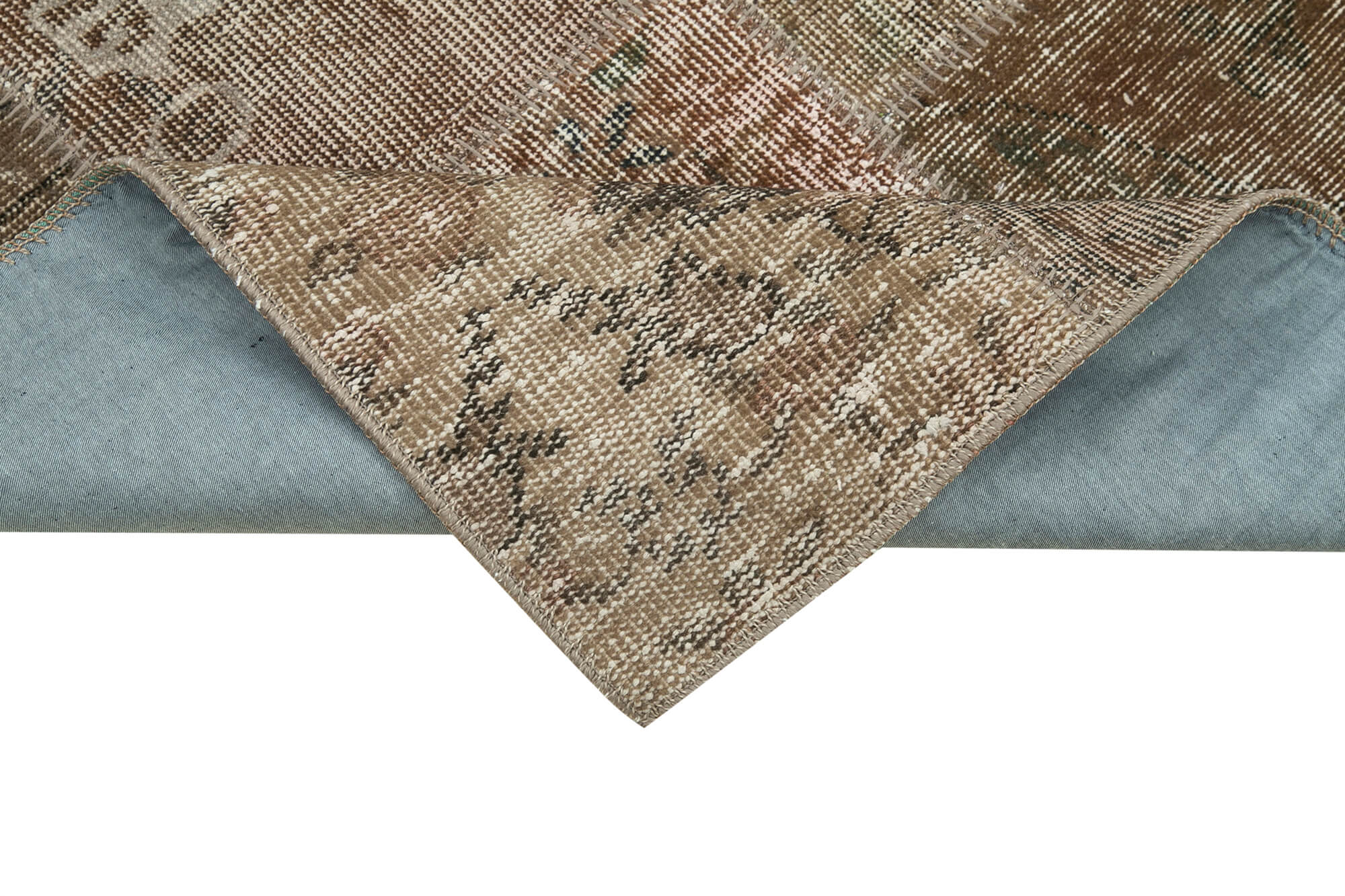 Collection of 2' 9'' x 9' 10'' Patchwork Runner Rug in a gallery layout