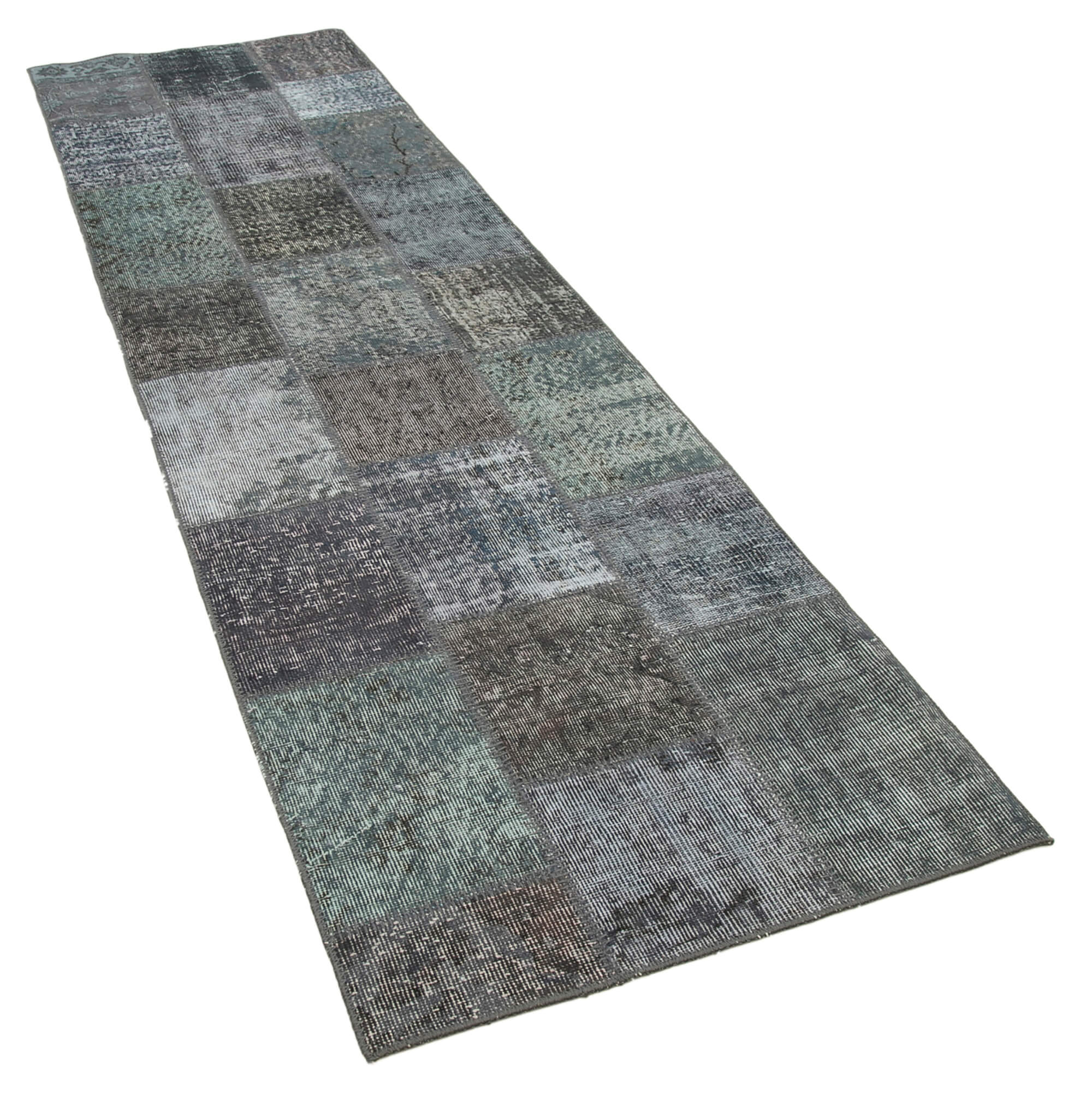 Collection of 2' 9'' x 10' 1'' Patchwork Runner Rug in a gallery layout