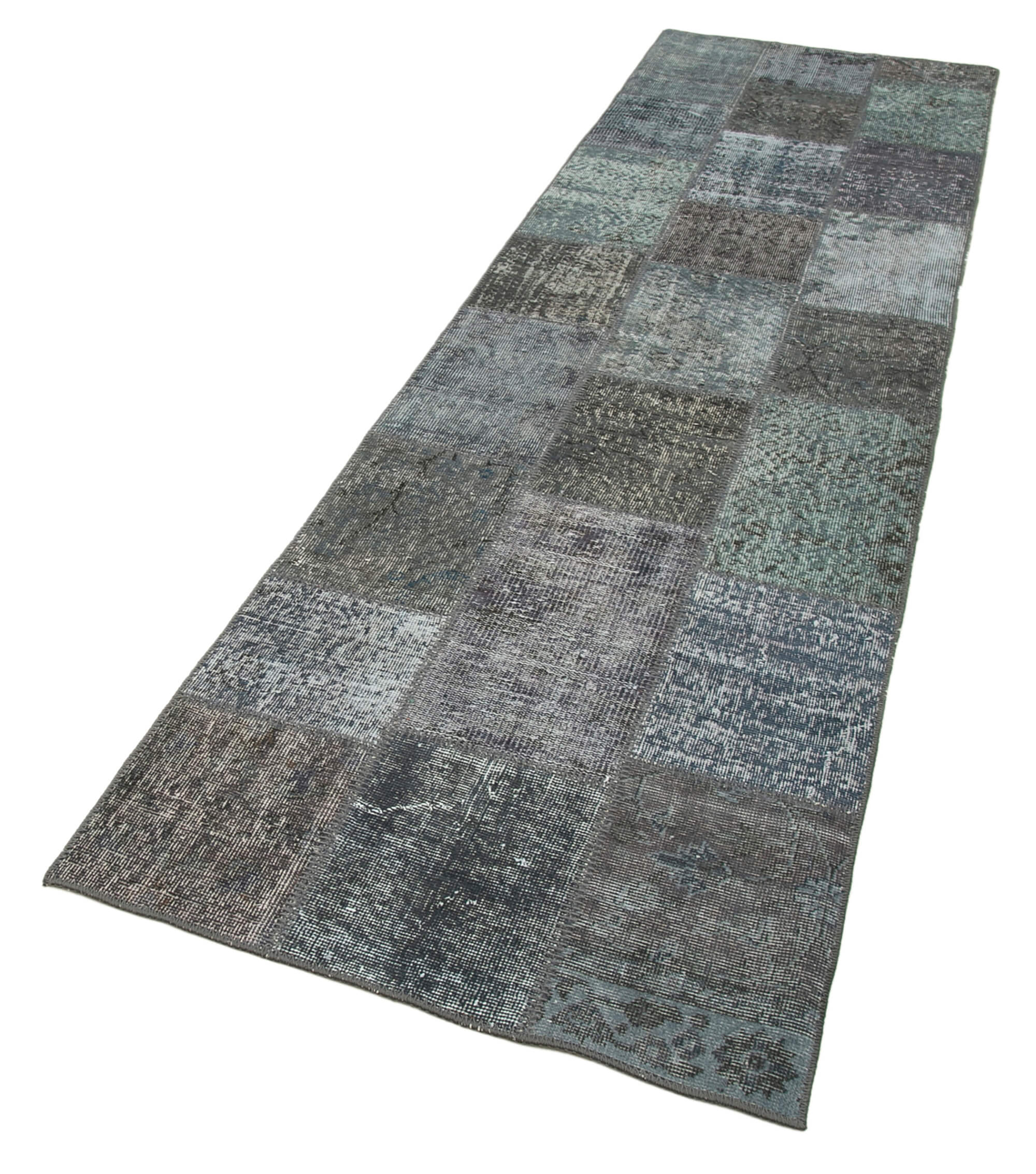 Collection of 2' 9'' x 10' 1'' Patchwork Runner Rug in a gallery layout