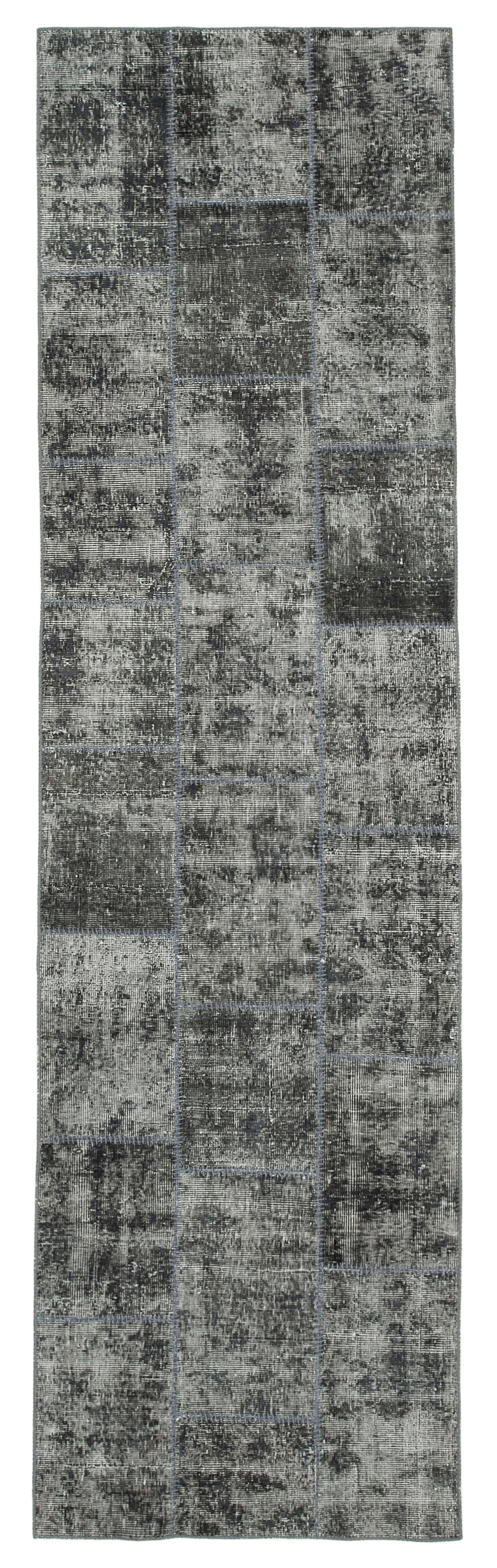 Collection of 2' 9'' x 10' Patchwork Runner Rug in a gallery layout