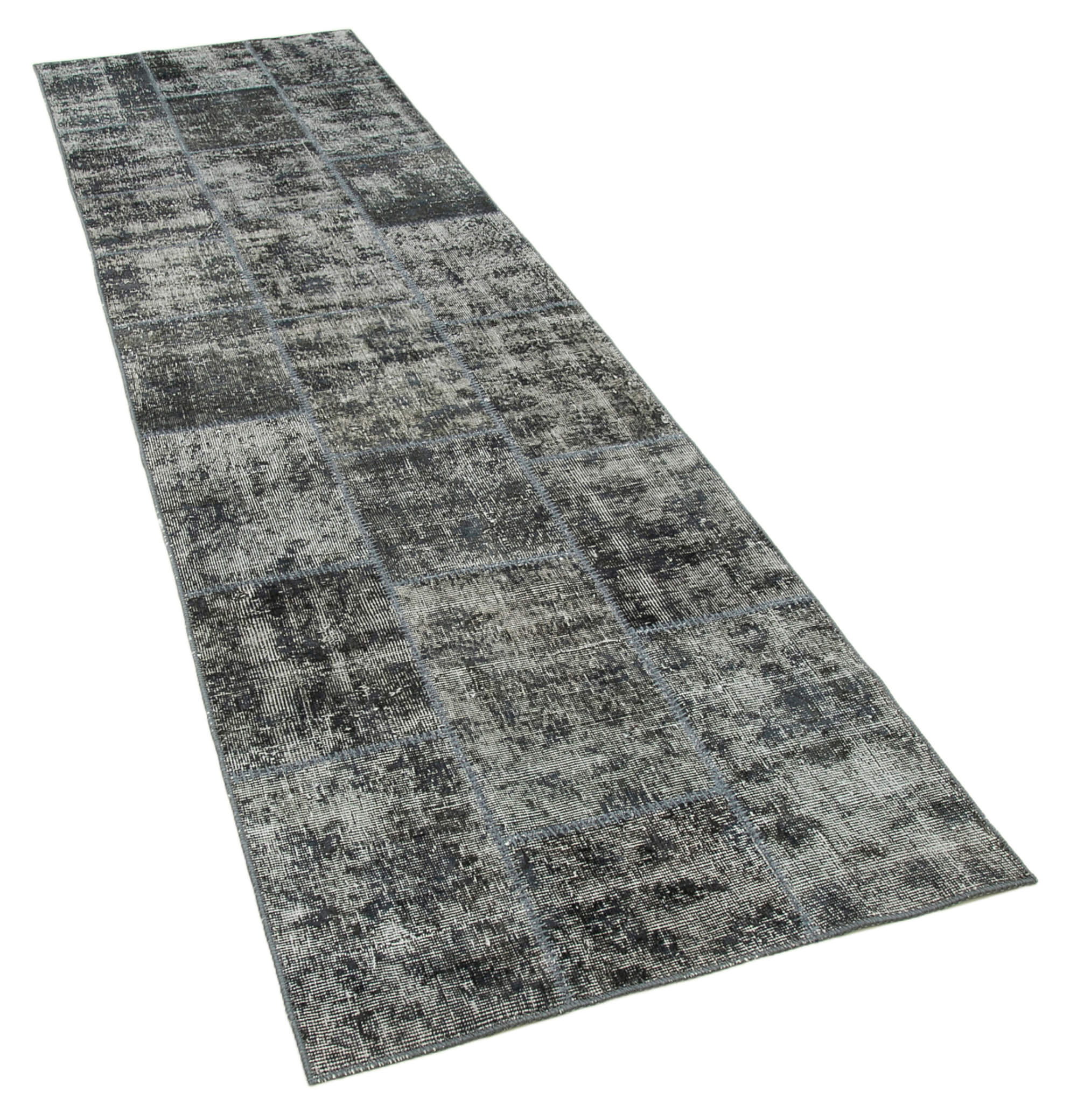 Collection of 2' 9'' x 10' Patchwork Runner Rug in a gallery layout