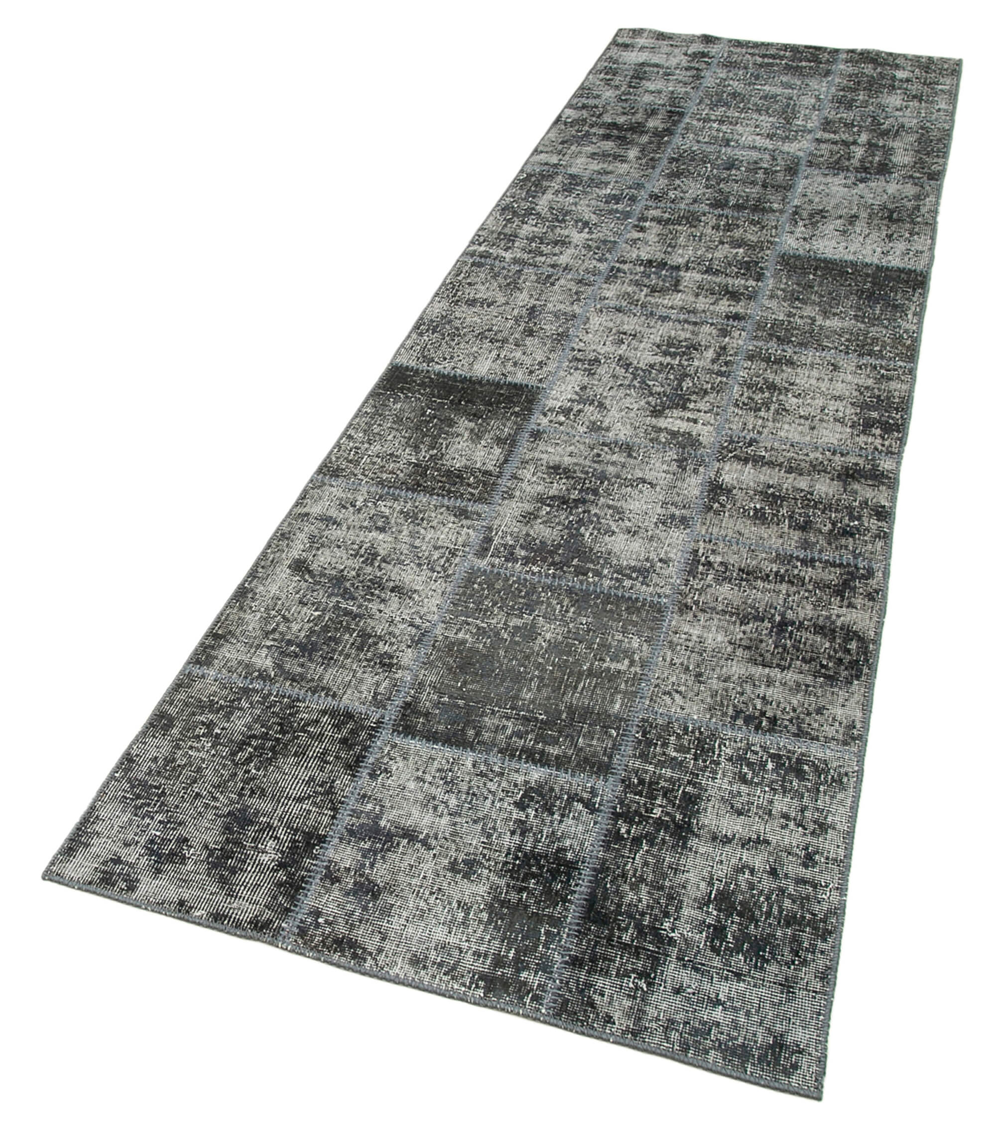 Collection of 2' 9'' x 10' Patchwork Runner Rug in a gallery layout