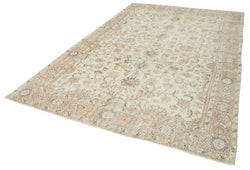 Collection of 6' 10'' x 10' 1'' Hand-Knotted Turkish Vintage Rug in a gallery layout